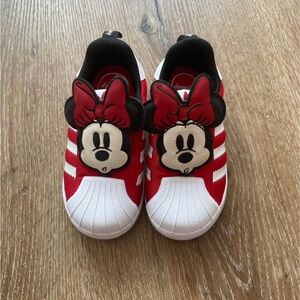 Adidas Toddler Red Minnie Mouse Sneakers